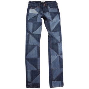 Isabel Marant Dillon Patchwork jeans sz 36